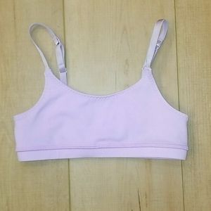 Ivivva light lavender sports bra